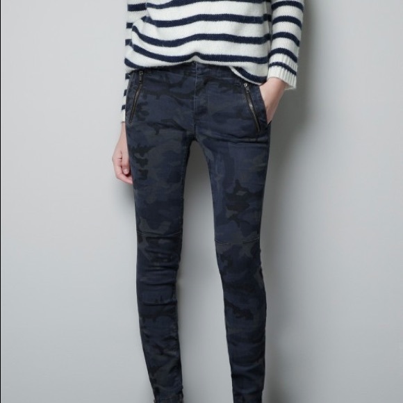 Zara Pants - ZARA CAMOUFLAGE TROUSERS
